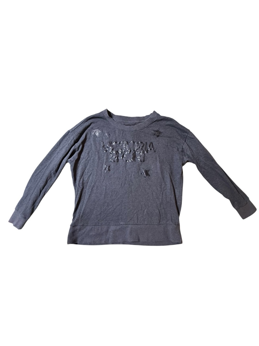 Victoria Secret Sport Sweatshirt Womens Small Long Sleeve Gray